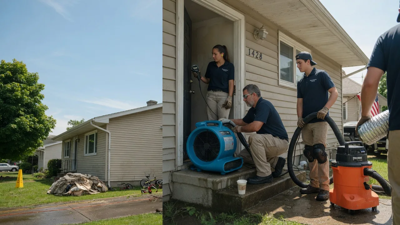 Water Damage Restoration in Petersburg, IL near me
